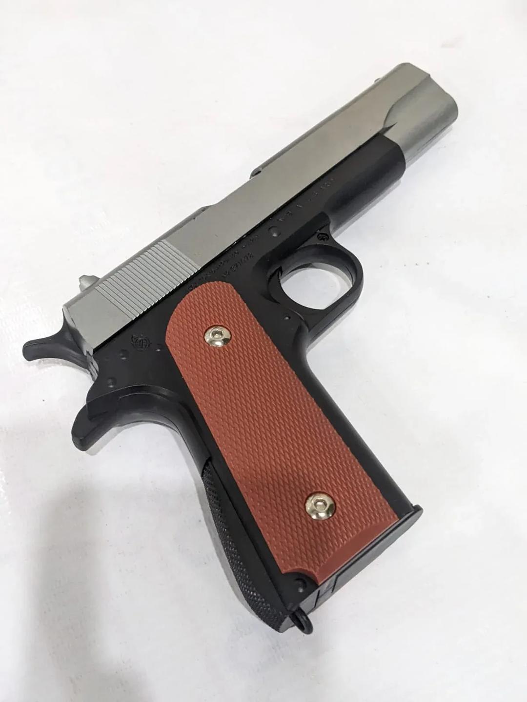 Tokyo Marui M1911A1 U.S. Army Airsoft Pistol Replica – 6mm BB Gas Blowback Handgun (Japan Made)