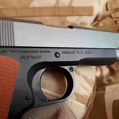 Tokyo Marui M1911A1 U.S. Army Airsoft Pistol Replica – 6mm BB Gas Blowback Handgun (Japan Made)