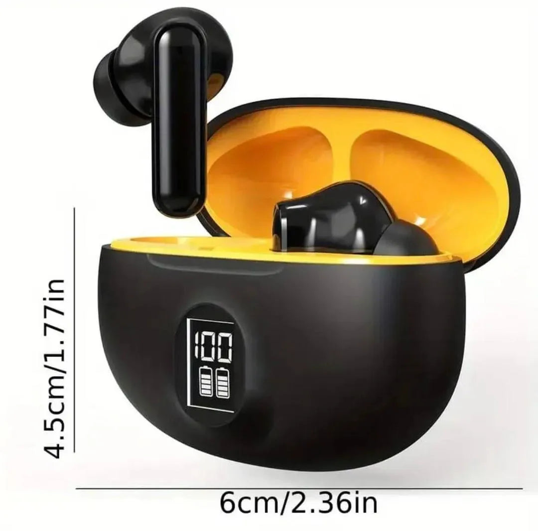 remium TWS Wireless Earbuds Bluetooth 5.3 with LED Display & Charging Case